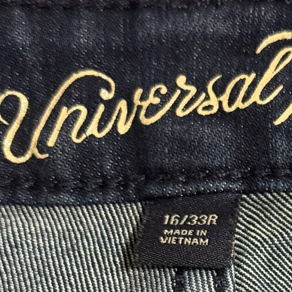 Universal Thread Jeans Jegging Dark Wash Mid Rise Stretch Blue Denim Women 16 - Picture 5 of 8